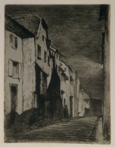 Street in Saverne, 1858 by James Abbott McNeill Whistler